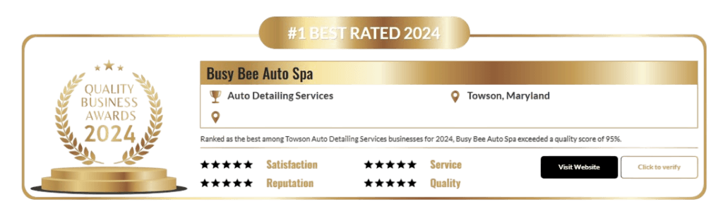 Top Rated Car Detailing Services Towson MD